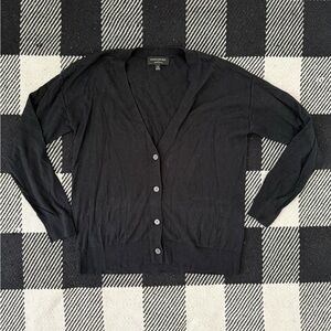 Women's Black Cardigan Sweater